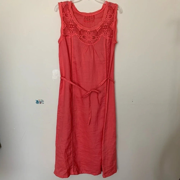 Beulah Style Corral Sleeveless Lace Dress size M - Picture 2 of 10